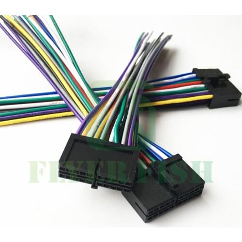 20 PIN Wire Radio Harness Power Plug For DIY JENSEN AWM968 Pyle PLBT72G, PLDN76DB & PLBT72C Power Plug CD MP3 DVD STEREO UNIT