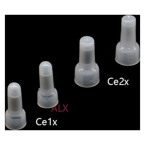 200PCS CE-1X CE-2X CE1X CE2X Closed End Crimp Cap 22-16 AWG High Quality Splice Gauge Wire Connectors Terminals Car Audio