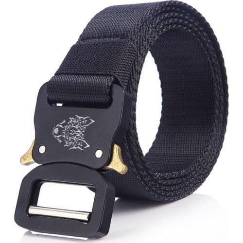 Flying Art2021 Women Custom logo Outdoor Nylon Military Combat Belt Army Tactical Belt Quick Release Buckle ladies Belt