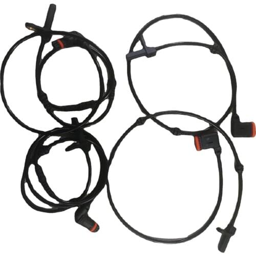 4x ABS Wheel Speed Sensor Front - Rear L & R Fits: 2007-2010 W216 W221 2215400317 2215400117 2219055700, 2219057100, 2ABS1020