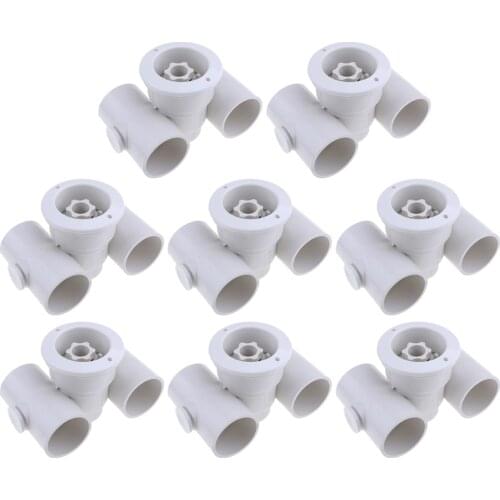 8 x Swimming Pool Massage Nozzle, High Temperature Resistant and Corrosion Resistant