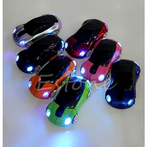 Computer Accessories 2.4GHz 3D Optical Wireless Mouse Mice Car Shape Receiver USB For PC Laptop