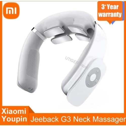 XIAOMI MIJIA G3 Electric Wireless Neck Massager TENS Pulse Relieve Neck Pain 4 Head Cervical Massage Tools