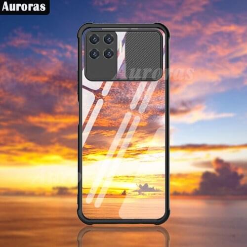 Auroras For OPPO F17 Pro Case Anti-fall Airbag Case Shockproof Clear With Soft Frame Cover For oppo F17 Pro Case