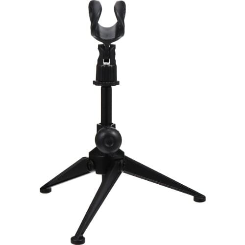 1Pc Adjustable Microphone Stand Microphone Tripod Microphone Support Black