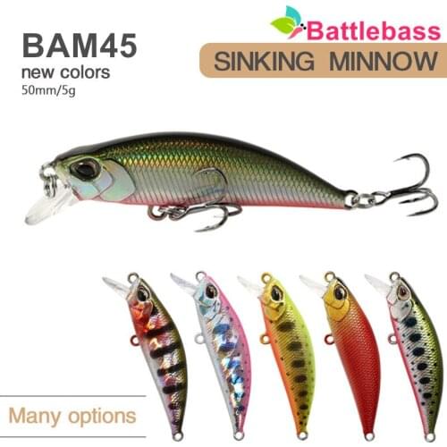 Minnow Wobbler Fishing Lure Japan Jerkbait Bait Perch Pesca Mini Sinking Wobblers Fishing Lures Hard Deep Artificial Bait Fish
