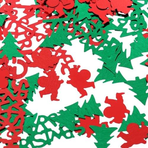 Merry Christmas Santa Tree Party Dinner Table Confetti Sprinkles Decor 15g