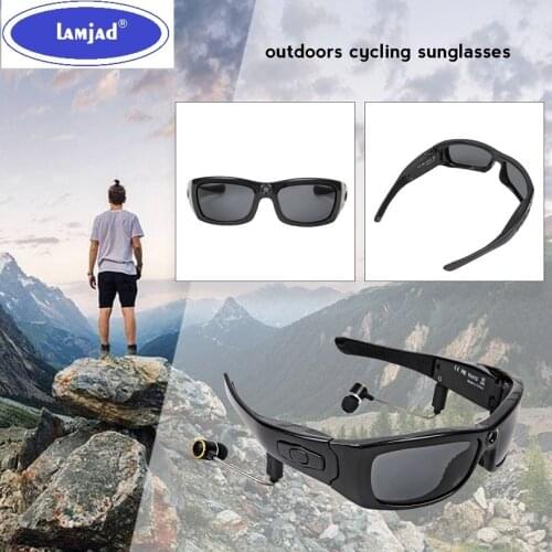 MS21 Eyewear Sports Cam OTG HD 1080P Polarized Sunglasses Mini Camera Glasses Video Recorder Stereo Bluetooth Headset with Mic