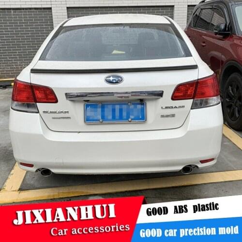 For subaru Legacy Spoiler 2009-2015 subaru Legacy Spoiler ABS plastic Material Car Rear Wing Color Rear Spoiler