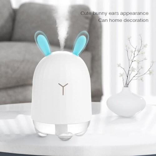 USB Charging Small Mini Household Humidifier Office Desktop Purifying Humidifier Low Noise Atomizing Humidifier Air Diffuser 42D