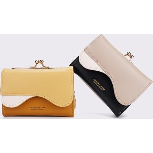 Wallets For Women Purse Luxury Designer Storage Lrge-Capacity Wallet Multi-Function Contrast Color Key Case Chinese style Clasp