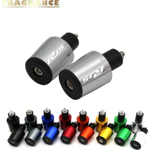Motorcycle Accessories 7/8'' 22MM Handlebar Grips Handle Bar Cap End Plugs For Yamaha YZF R125/R15 2015 MT125 2015-2017 16 17 18