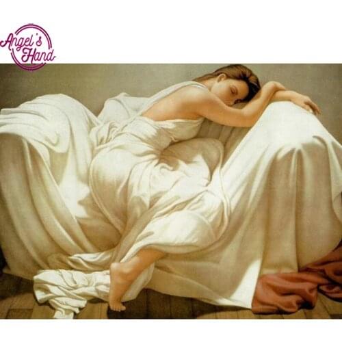 Diamond mosaic Diy Diamond embroidery Sleeping Beauty 3d square picture of rhinestones Paste full Diamond Painting woman