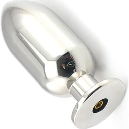 Big Heavy Metal Hollow Anal Dilator Enema Shower Nozzle Anal Syringe Solid Butt Plug Vaginal Rinse Sex Toy for Women Men