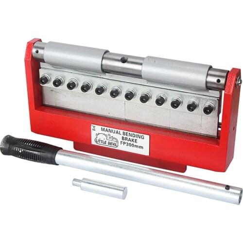 FP300MM Manual Bending Brake Metal Sheet Soft Metal Bending Folding Machine