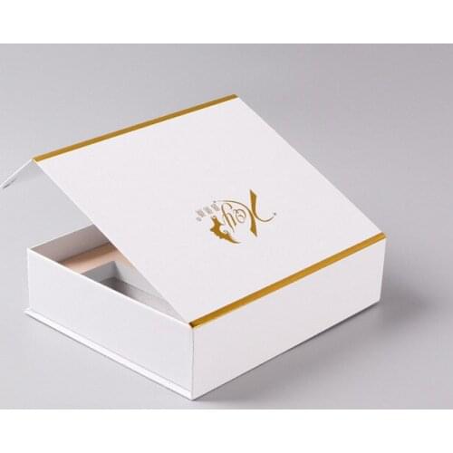 Glossy Black Book-Shape Finish Beauty Collapsible Gift Packaging Box Nice Boxes ---DH11290