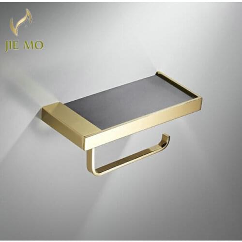 Copper bathroom toilet cell phone shelf holder bath hardwares paper holder set