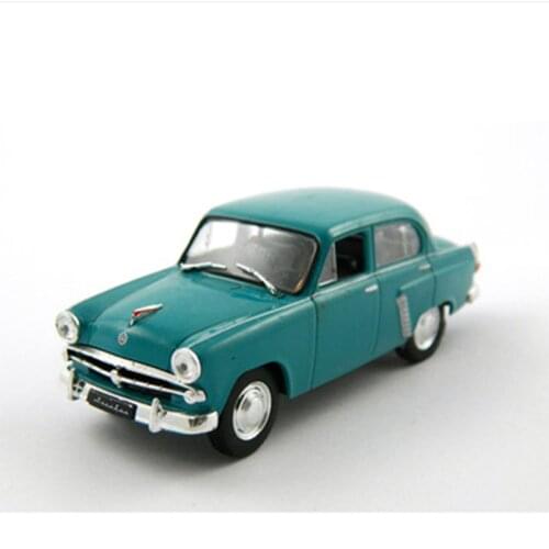 Diecast 1/43 Moskvich Car Model Alloy Material Former Soviet Union Classic Collection Display Gift Toy Souvenir Ornaments