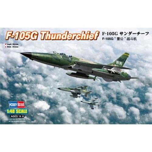 Trumpeter 80333 1/48 Scale Airplane F-105G Thunderchief Fighter Jet Bomber Model TH05877-SMT6