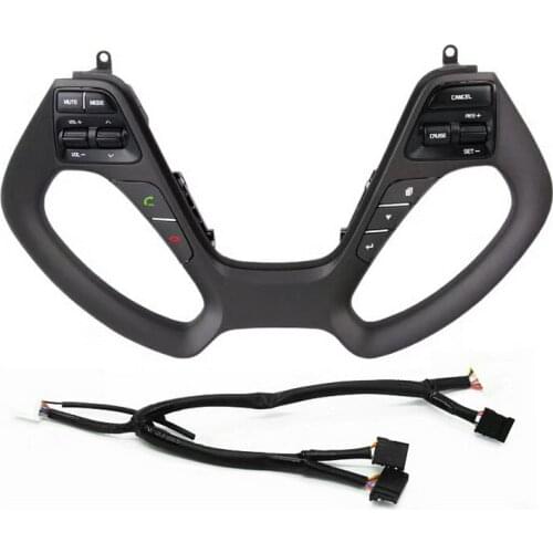 Navigation Player Bluetooth Phone Cruise Control steering wheel switch Auto steering wheel buttons for Kia K3 with heating wire