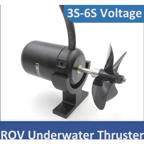 105mm Rov Underwater Thruster 2s-6s Voltage Brushless Power Thruster Waterproof Deep Water Brushless Motor Thruster