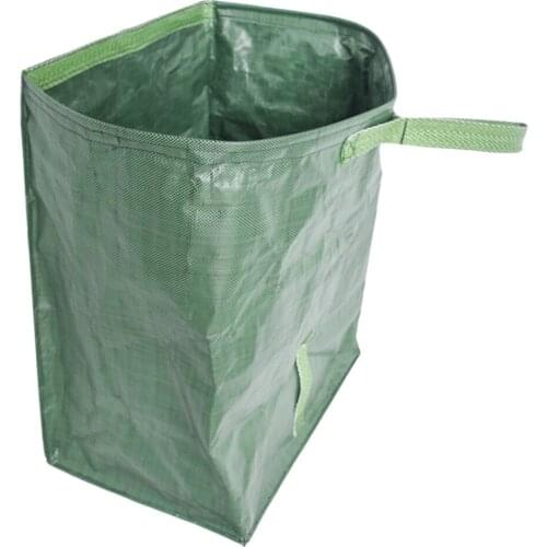 PP Heavy Duty Garden Waste Bag Reusable Waterproof Refuse Sack For Leaves Grass