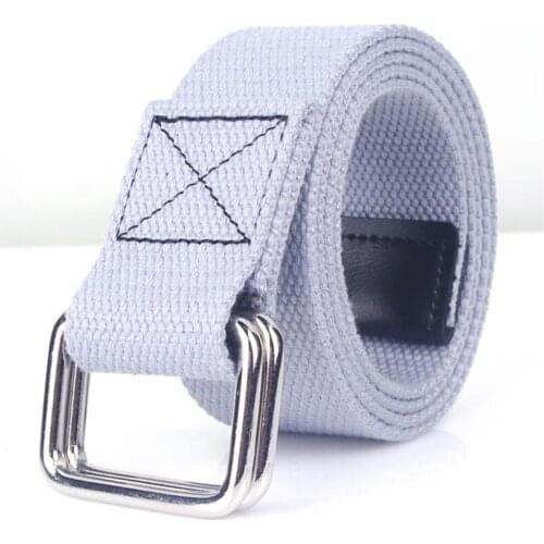 Mens Belts Nylon Belt outdoor Tactical Belt fashion Double loop fastener Mens Casual Belt canvas Belt Unisex