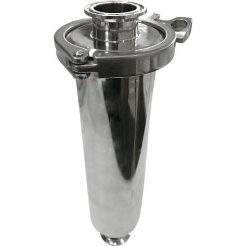 Sanitary In-line Filter Fit 19/25/32/38/51/63mm Pipe OD Tri Clamp SUS304 Wine Wort Strainer Filter 100 Mesh Homebrew