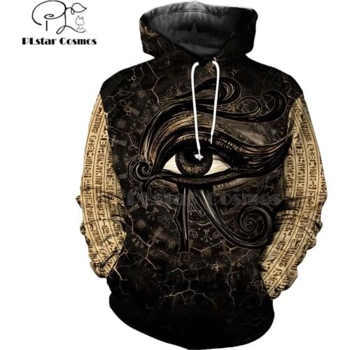 Mysterious retro ancient Horus Egypt goddess Pharaoh totem 3d hoodies/Sweatshirt Winter autumn funny long sleeve streetwear-21