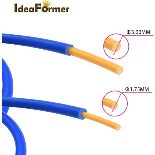10 Meter Blue PTFE Tube To TL-Feeder HotEnd For RepRap Rostock Bowden Extruder 1.75/3.0mm Filament Cloned Capricornus Tube