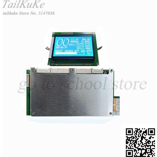 Protection board 24 strings monomer display 72V ternary lithium battery pack lithium iron phosphate titanium balance BMS coulomb