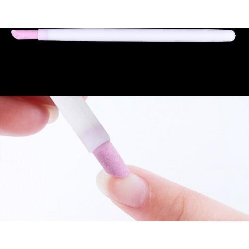 1Pcs Quartz Stone Nail Files Nail Scrub Pen Cuticle Remover Pusher Trimmer Dead Skin Remover Professional Nail Art Care Tool