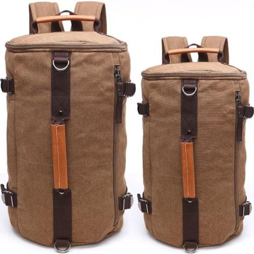 20L 30L Hiking Camping Bag Men Large Canvas Trekking Backpack Shoulder Crossbody Bag Outdoor Travel Computer Backpack