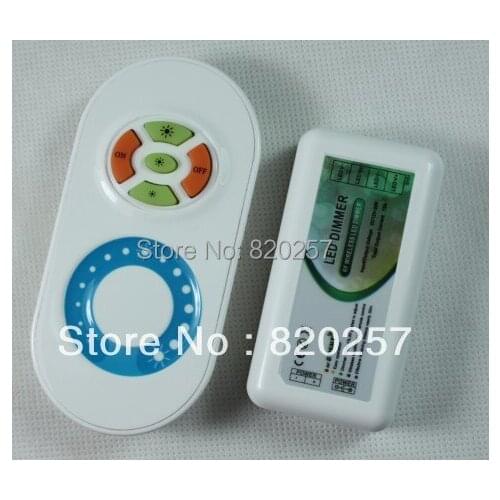 Free Shipping 2.4G RF Wireless Touching LED Remote Dimmer Controller for Led Single Color Strip 12V/24V WiFi Compatible