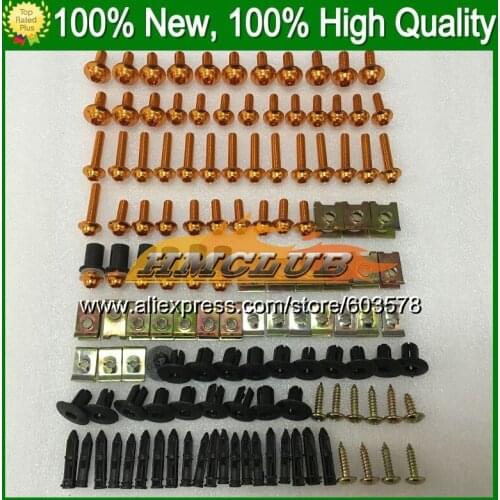 Fairing bolts full screw kit For Aprilia RSV1000R 11 12 13 14 RSV1000 R RSV 1000 2011 2012 2013 2014 CL180 Nuts bolt screws Nut