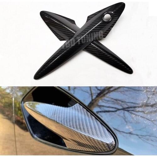 For Honda Civic FN FK FN2 TYPE R Carbon Fiber Exterior Door Handle Cover Trim 2006 2007 2008 2009 2010 2011 Euro Civic Only