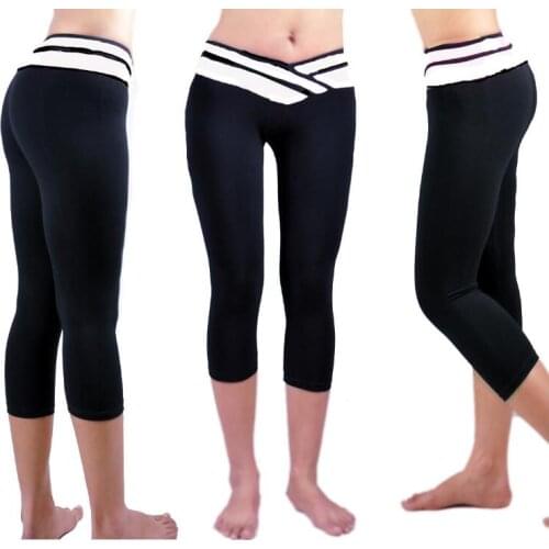 KEENEST Plus Size Womens Legging Fitness Tights Sports Leggings Running 3/4 Pants Jogging Trousers Mallas Mujer Deportivas