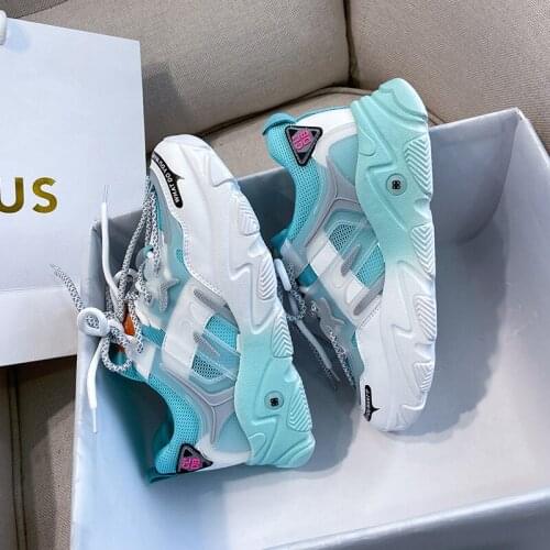 Women Platform Sneakers Designers Summer Mesh Lace Up Casual Shoes Fashion 5cm High Chunky Sneaker Ladies Vulcanized Shoes Women