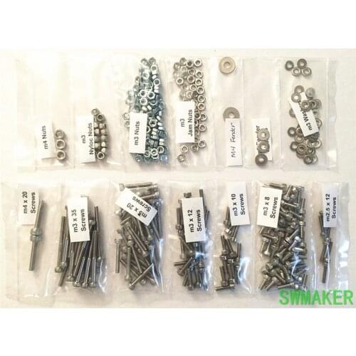 Kossel Legacy Nuts Bolts Screws Fasteners Kit for DIY 3D Printer