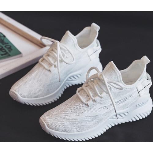2021 Summer New Sports Shoes Womens Shoes Versatile Small White Mesh Korean Student Running Casual Womens Shoes Sneakers