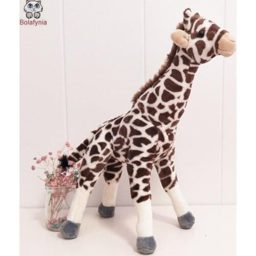 BOLAFYNIA New giraffe deer Baby Kid Plush Toy for Christmas Birthday Gift Children Plush Stuffed Toys doll giraffe animal