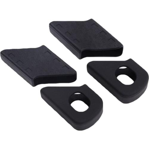 4pcs/set Bicycle Crank Protector Silicone Protective Sleeve MTB Bike Crankset Non-slip Chainwheel Crank Protector
