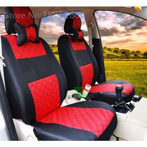 Only two front silk car seat cover For Hyundai Jeep Subaru LIfan Mitsubishi Nissan Jac automobile armchair accessories styling