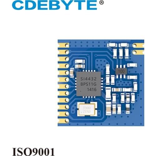 E27-433M20S SI4432 433MHz 20dBm SPI SMD Wireless Transceiver RF Module Stamp Hole Antenna CDEBYTE
