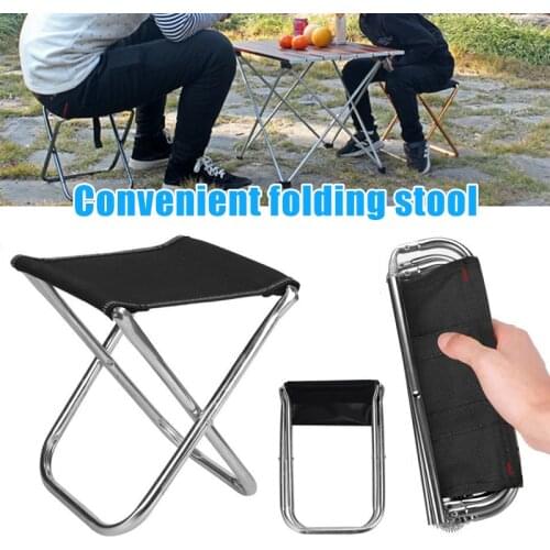 Mini Portable Folding Stool Ultra Light Outdoor Slacker Chair Fishing Chairs For Hiking Fishing Camping Seat Cadeira Camping