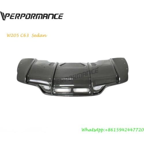 W205 C63 carbon rear diffuser for W205 C63 sedan to PSM rear diffuser style 2014~2016