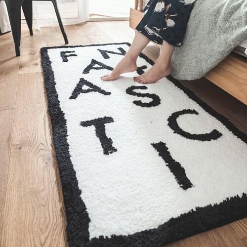 High-quality Household Bedside Blanket Hallway Carpets For Living Room Area Rugs Tatami Antiskid Bedroom Rectangle Floor Mat