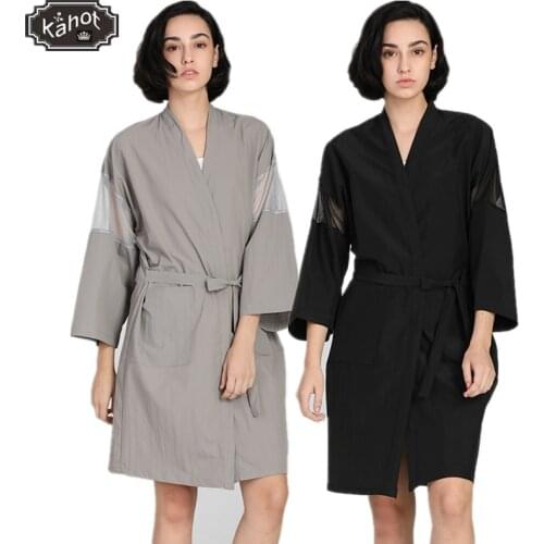 1pcs Professional Hairdressing Kimono Beauty SPA Gown Net Robe Hair Capes Styling Barber Salon Hairdresser Wraps Cloth