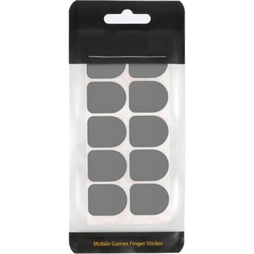 10pcs Gaming Finger Cot Touchscreen Anti Sweat Non Slip Finger Sleeve Silver Fiber Mobile Phone Game Accessories Drop Shipping