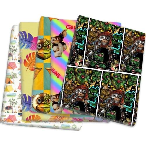 50*145cm Cartoon Pattern Polyester Cotton Material Fabric Patchwork Sewing Kid HomeTextile Cloth Quilting Dress Curtain,1Yc16542